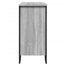 Kamas Wooden Sideboard With 2 Doors 2 Drawers In Grey Sonoma