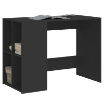 Knutsford Wooden Laptop Desk With 4 Shelves In Black