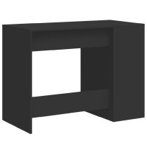 Knutsford Wooden Laptop Desk With 4 Shelves In Black