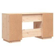 Kitimat Wooden Laptop Desk With 2 Doors In Natural