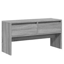 Hamel Wooden 4 Piece Hallway Furniture Set In Grey Sonoma