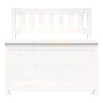 Laval Wooden Small Hallway Storage Seating Bench In White