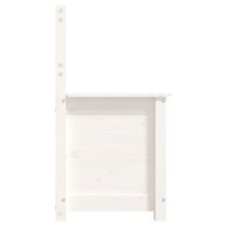 Laval Wooden Small Hallway Storage Seating Bench In White