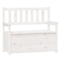 Litiz Wooden Small Hallway Storage Seating Bench In White