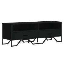 Fallon Wooden TV Stand With 2 Drawers In Black