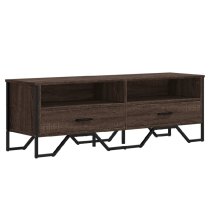 Fallon Wooden TV Stand With 2 Drawers In Brown Oak