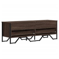 Fallon Wooden TV Stand With 2 Drawers In Brown Oak