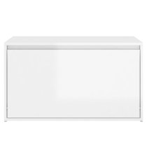 Florence High Gloss Hallway Seating Bench In White