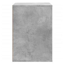 Fontana Wooden Chest Of 3 Drawers In Concrete Grey