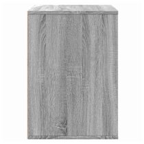 Fontana Wooden Chest Of 3 Drawers In Grey Sonoma