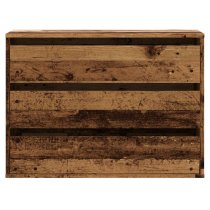 Fontana Wooden Chest Of 3 Drawers In Brown Oak