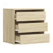 Amarillo Wooden Chest OF 3 Drawers In Sonoma Oak