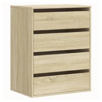 Amarillo Wooden Chest OF 4 Drawers In Sonoma Oak