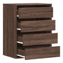 Amarillo Wooden Chest OF 4 Drawers In Dark Brown Oak