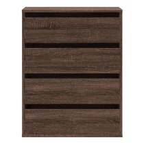 Amarillo Wooden Chest OF 4 Drawers In Dark Brown Oak