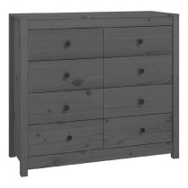 Abilene Wooden Chest Of 8 Drawers In Grey