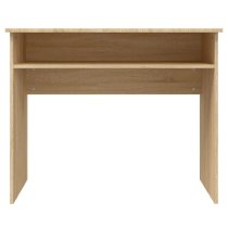 Angleton Wooden Laptop Desk With 1 Shelf In Sonoma Oak