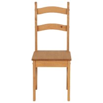 Baraboo Oak Wooden Dining Chairs In Pair