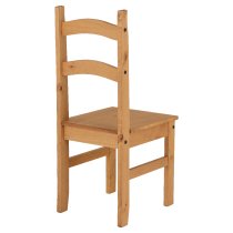 Baraboo Oak Wooden Dining Chairs In Pair