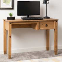 Baraboo Wooden Laptop Desk With 1 Drawer In Oak