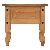 Central Wooden Lamp Table With 1 Drawer In Oak