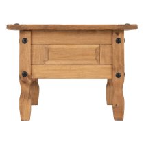 Central Wooden Coffee Table With 1 Drawer In Oak