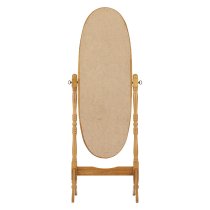 Corrie Cheval Mirror Tall In Antique Pine Frame