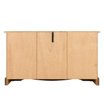 Central Wooden Sideboard With 3 Doors 3 Drawers In Oak