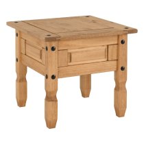 Central Wooden Lamp Table Square In Oak