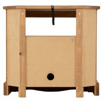 Central Wooden TV Stand With 2 Doors In Oak