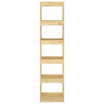 Jupiter Wooden Bookcase With 5 Compartments In Natural