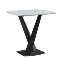 Amaari Sintered Stone Lamp Table With Anthracite Base