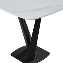 Amaari Sintered Stone Lamp Table With Anthracite Base