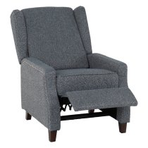 Katy Fabric Recliner Armchair In Blue