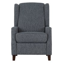 Katy Fabric Recliner Armchair In Blue