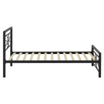 Kira Metal Single Bed In Black