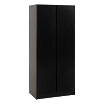 Mcgowen Wooden Furniture Set With 2 Door Wardrobe In Black