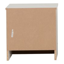 Pana Wooden Bedside Cabinet With 1 Drawer In White