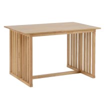 Radstock Foldaway Wooden Dining Table With 4 Oak Stools