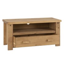 Torsal Wooden TV Stand With 1 Drawer In Oak