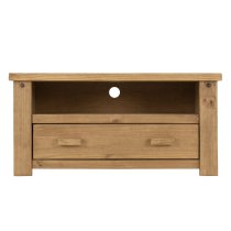 Torsal Wooden TV Stand With 1 Drawer In Oak