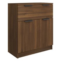 Aylesbury Wooden Sideboard With 2 Doors 1 Drawer In Dark Brown