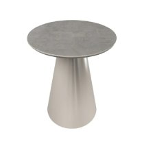 Safford Wooden Oval Dining Table In Light Grey