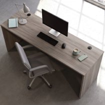 Aberdare Small Wooden Rectangular Laptop Desk In Hudson Elm