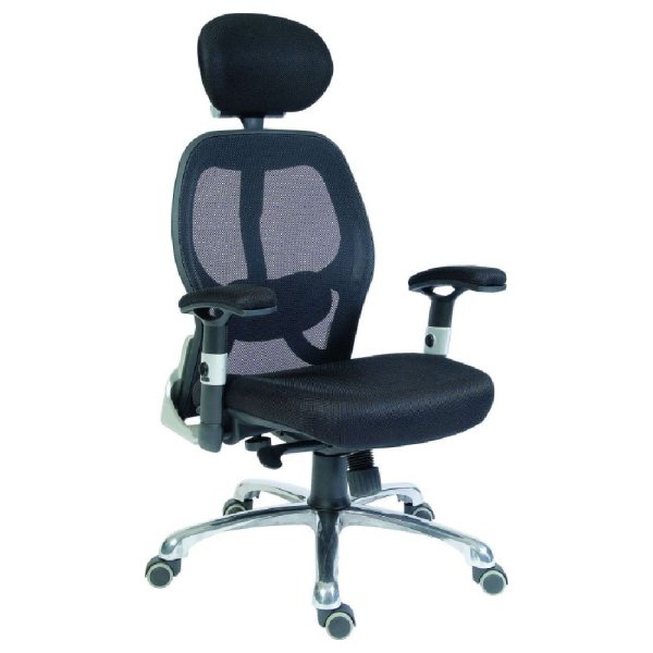 Crockett Fabric Home And Office Chair In Black