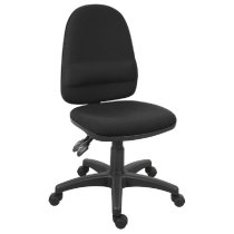 Earlville Backrest Fabric Home And Office Chair In Black