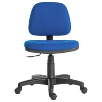 Earlville Fabric Home And Office Chair With No Arms In Blue