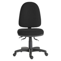 Earlville Fabric Home And Office Chair With Metal Legs In Black