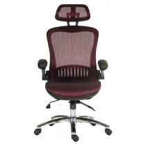 Hanover Fabric Home And Office Chair In Red