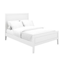 Bayfield Wooden Double Bed In White